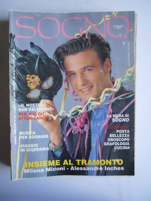 G315 Rivista di Fotoromanzi SOGNO n°115 1992 Alessandro Inches Danilo Verde 
