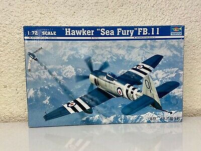 Hawker-PAC Sea Fury FB.71 Airfix 1/72 avion monté et peint 