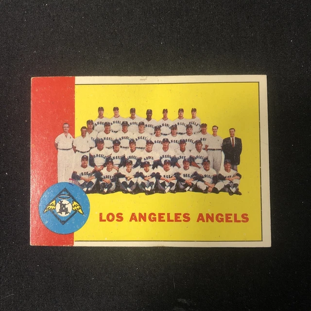 VINTAGE BASEBALL CARD break hofers stars Teams 1963 Topps LA Angles