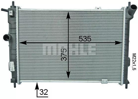 MAHLE Kühler, Motorkühlung  für OPEL