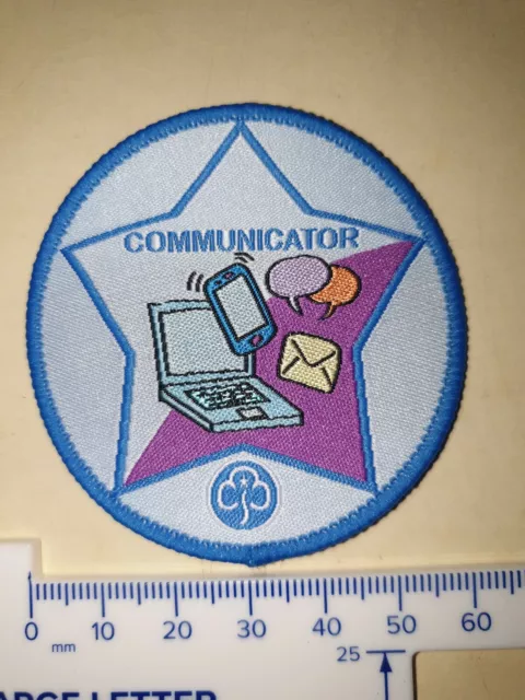 Communicator Interest Badge Girl Guides GirlGuiding Obsolete star new