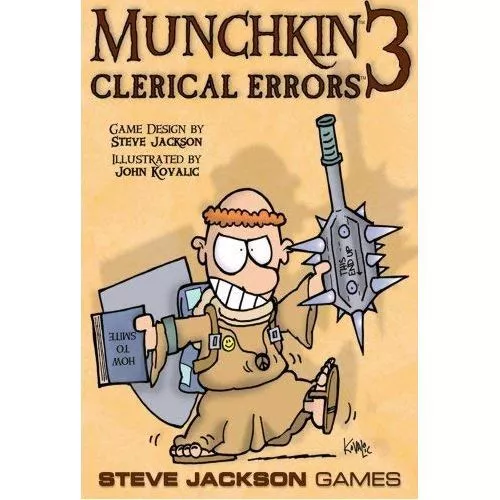 Munchkin 3: Clerical Errors (Colour) - Brand New & Sealed