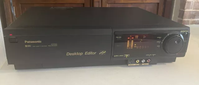 PANASONIC AG-1980 P S-VHS  Editing Proline VCR TBC Check Pics Description