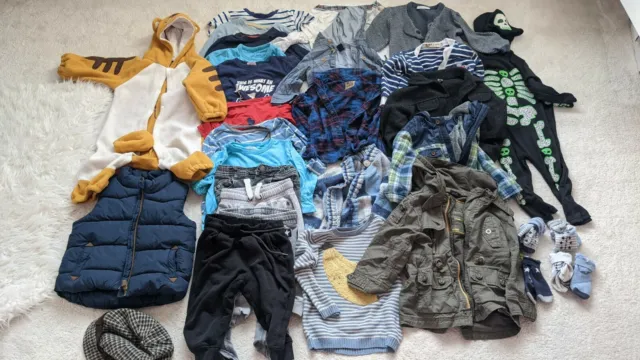Baby boy NEXT 18-24m 12-18m clothes bundle jacket top trousers cardigan coat