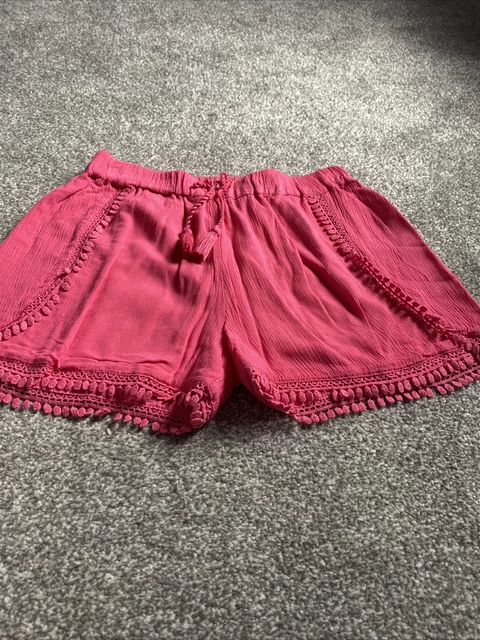 Girls Pink Shorts - Next - Aged 8 Years - Good Condition