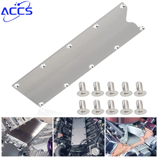 Valley Pan Cover Plate (Knock Sensor Delete) For LS Gen 3 Billet LS1 LS2 LS3 LS7 Valley Pan Cover Plate (Knock Sensor Delete) For LS Gen 3 Billet LS1 LS2 LS3 LS7