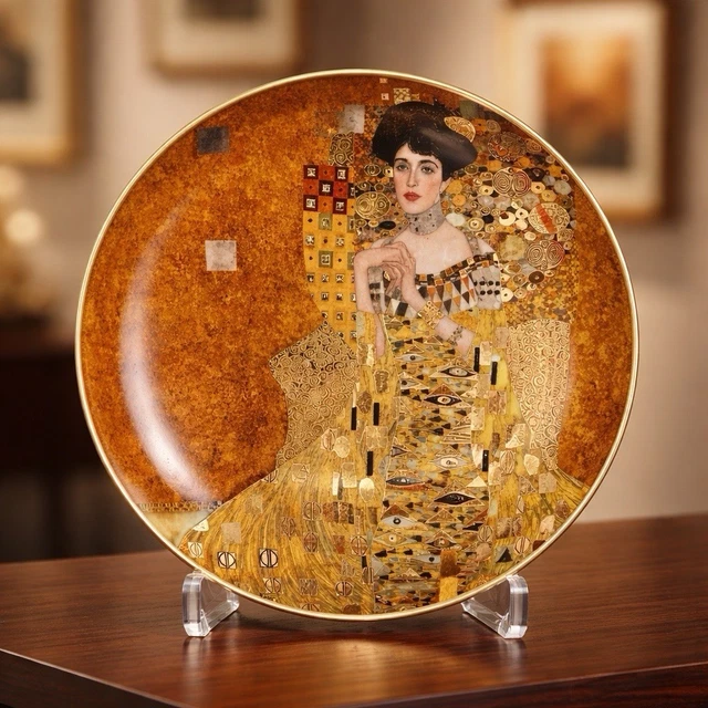 Tasse café Adele Bloch-Bauer en porcelaine - Klimt (2 tailles) Version tasse expresso