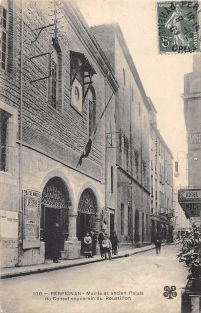 Carte Postale Ancienne CPA 66 Perpignan – La Mairie, Années 1900