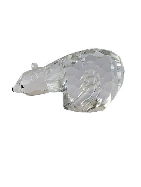 Swarovski Crystal Polar Bear Figurine Kingdom of Ice & Snow Retired