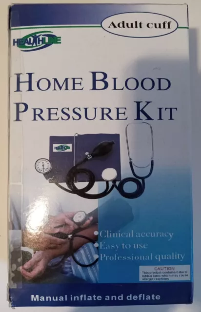 Manual Blood Pressure Monitor with Stethoscope by HEALTHLINE, Medical Blood Pres