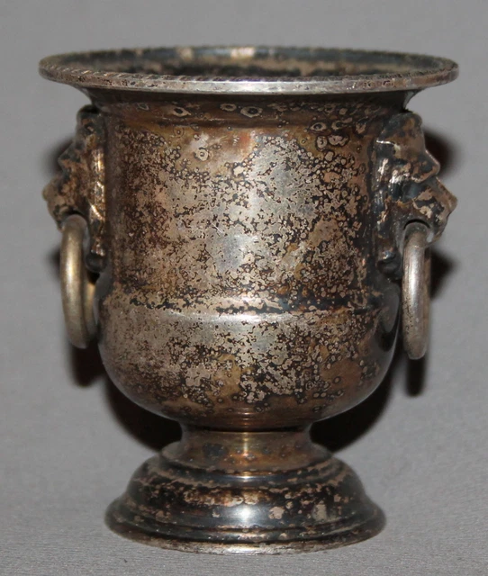 Vintage England Viners Sheffield Silver Plated Goblet Vase Candle Holder
