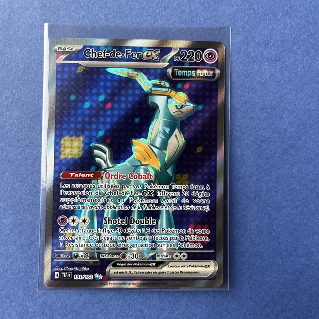 Card Collection Chef-de-Fer Ex 191/162 Ultra Rare (UR) - Écarlate Et Violet Forces Temporelles Pokémon