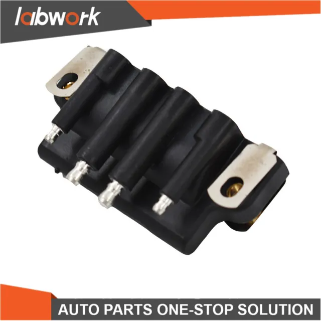 Labwork Dual Plug Wire Ignition Coil 583740 0583740 For Johnson Evinrude 18-5170