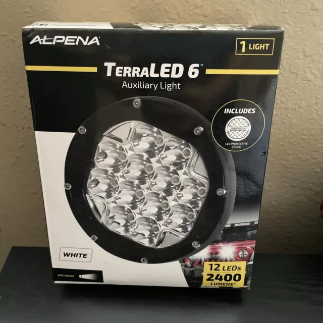 Alpena TerraLED 6 LED Spotlight 12V Model 77676 Auxiliary Car Light Universal