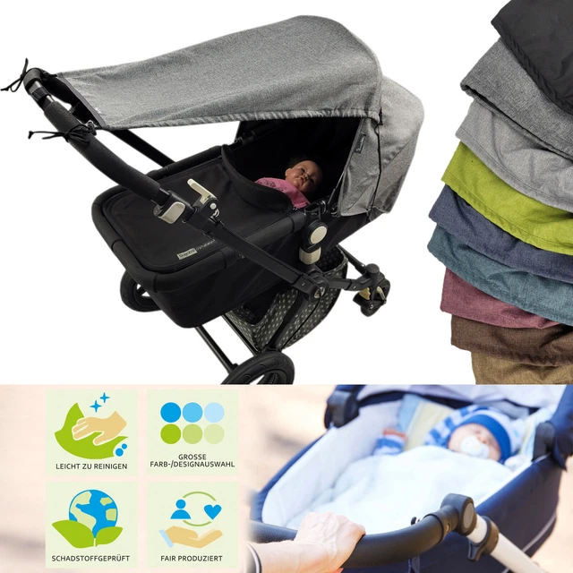 Bambiniwelt Universel Voile pour Poussette Buggy UV Protection 50+