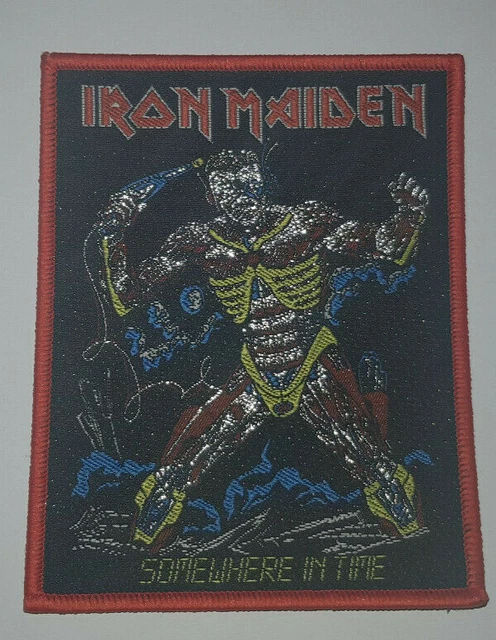 IRON MAIDEN Aufnäher Somewhere In Time - 10x10cm Offizieller Patch