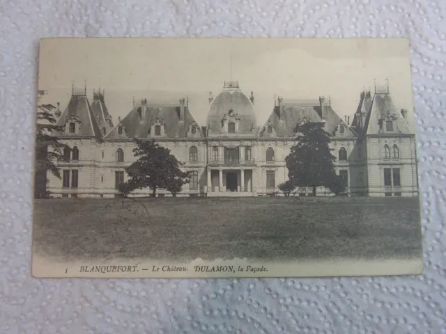 CPA - BLANQUEFORT - Le chateau Dulamon