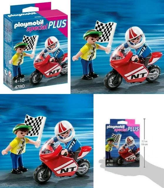 PLAYMOBIL Moto Naked (5117) – Figura Y Motocicleta, Juguete Educativo Que Fomenta La Creatividad Y La Imaginación