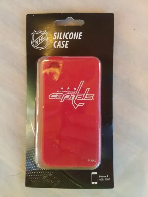 Washington Capitals NHL Silicone Case Red iPhone 4