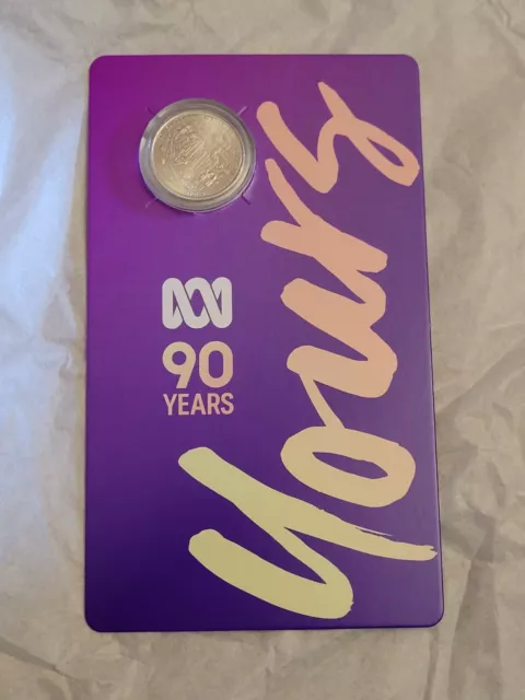 2022 90th Anniversary of ABC 20 Cents Uncirc Coin ready to post from Adelaide