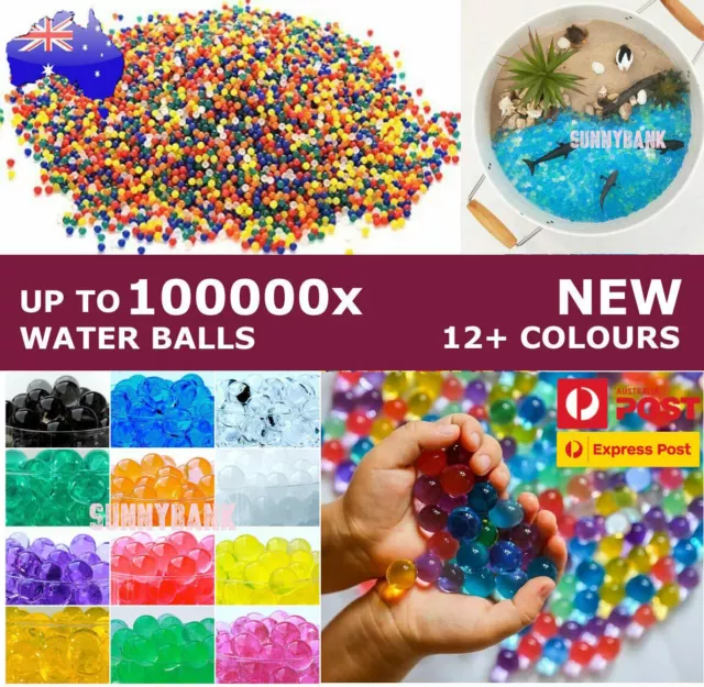 100,000pcs Water Balls Crystal Soil Beads Jelly Gel Bead For Vase Home Wedding