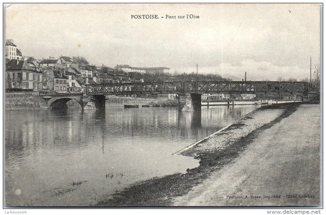 95 PONTOISE - pont sur l'oise