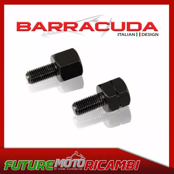 BARRACUDA COPPIA ADATTATORI SPECCHI RETROVISORI 10mm KTM DUKE 390 2017-2018