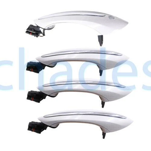 Comfort Access White Exterior Door Handle w/LED for BMW 535i 550i 520i 528i 640i