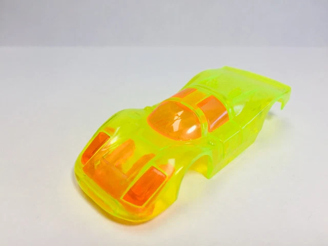 TYCO PORSCHE 908 in Transparent Yellow BODY  ~ BRAND NEW ~ UNUSED ~ SUPER CLEAN
