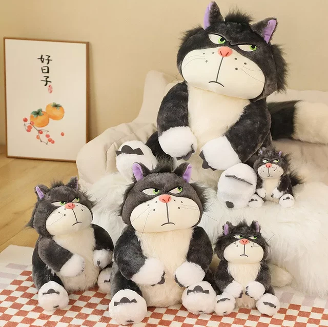 LUCIFER CAT DOLL Plush Toy Doll Lucifer Cat Pillow Carol Cat Toy ...