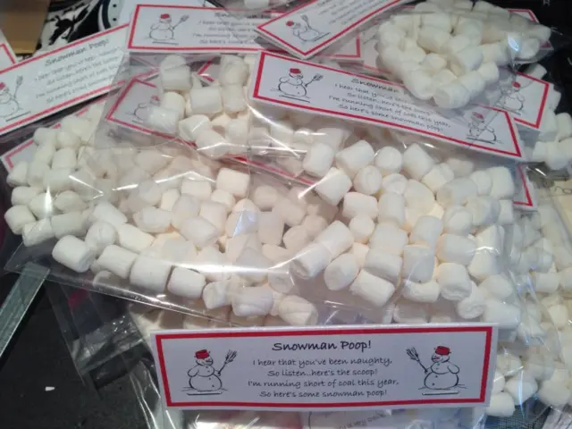 Snowman Poop Christmas Stocking Filler Novelty Secret Santa Job Lot Wholesale