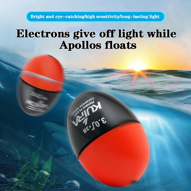 Bastone luminoso elettronico con luce a clip per canna da