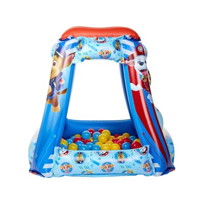 paw patrol inflatable playland ball pit with 20 balls