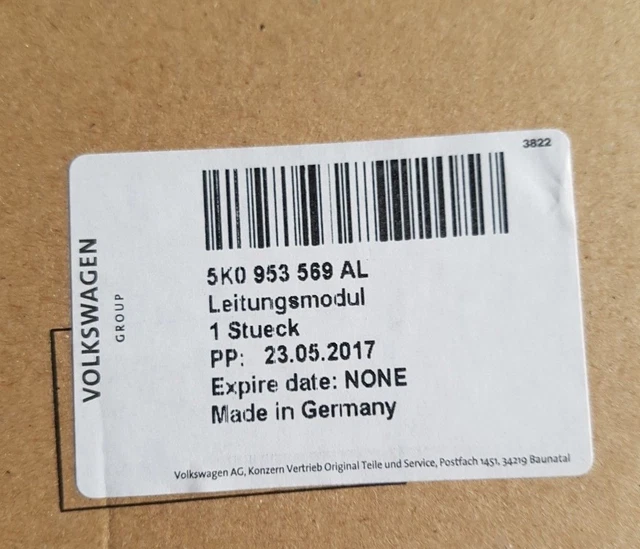 Original Schleifring VW Audi Seat Skoda 1J0959654AP Wickelfeder Lenkwinkelsensor