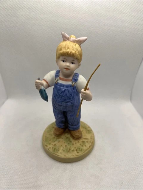 Vintage Homco Collection “Denim Days” #15331-98 Catch of the Day