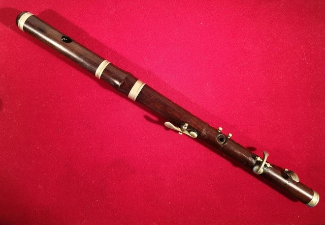 Late Victorian Rosewood Piccolo By John Grey & Sons, London Late Victorian Rosewood Piccolo By John Grey & Sons, London