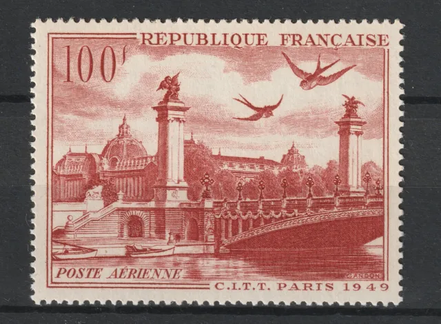 FRANCE - Poste Aérienne  N° Yvert PA 28 Neuf XX - Congrés Telephonie 1949