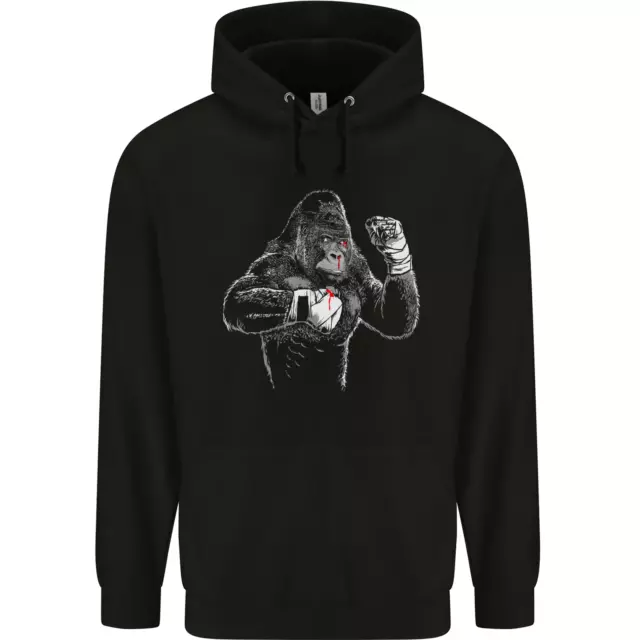 Felpa con cappuccio boxe gorilla MMA arti marziali miste pugile bambini