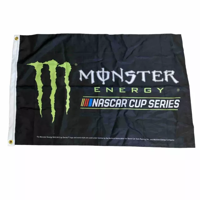 Monster Energy NASCAR Cup Series  3x2 ft Banner Garage Home Flag! Man Cave
