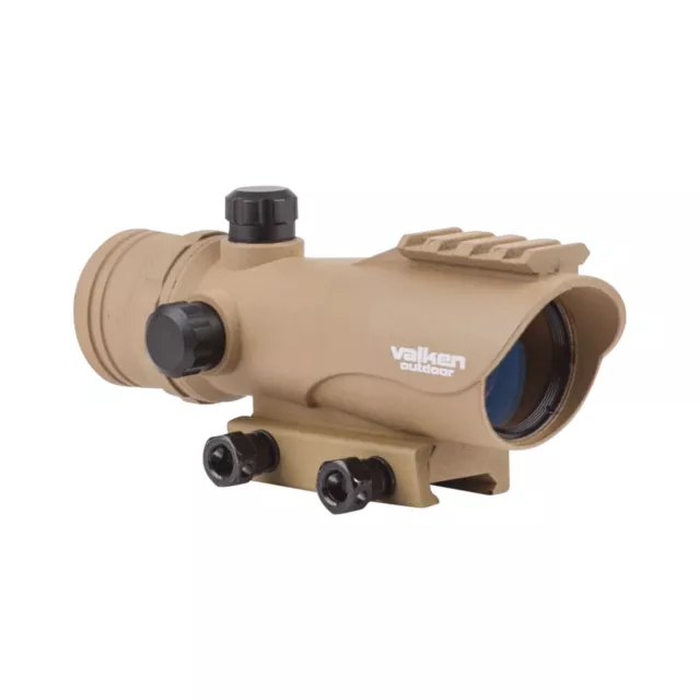 Valken Outdoor Red Dot Sight TAN ACOG Style Body RDA30 RDA 30 Airsoft Sight NEW