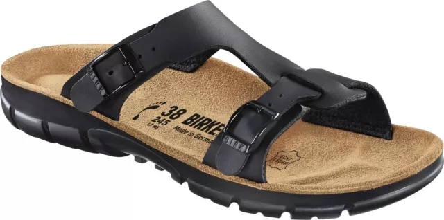 Birkenstock Damen Pantolette SOFIA Obermaterial-Birko-Flor Futter-Vlies Schwarz