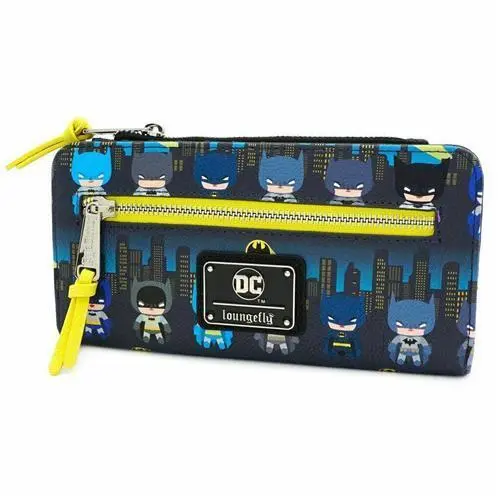 DC Comics Batman 80th Anniversary Chibi Zip Around Wallet Purse Coin Money D1