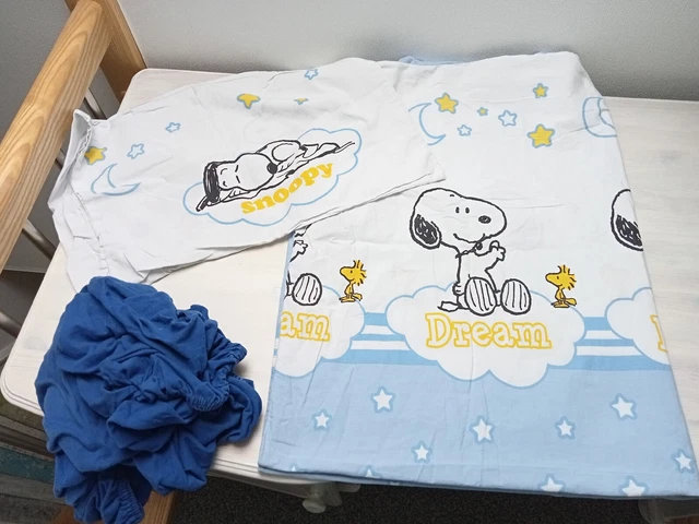 Kleinkind Bettwäsche 100x135 Bettwäschegarnitur Baby Snoopy