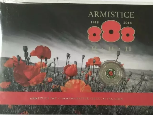 New Zealand  ARMISTICE - 2018 50c Commemorative PNC UNC