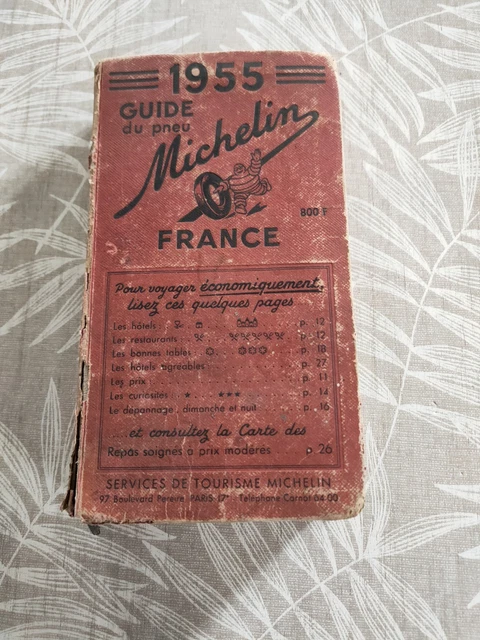 Guide Vert Michelin 1966 – Les Campings De France – Ancien Livre 206 Pages, Original