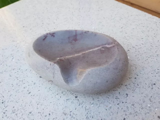 Handmade Natural Pebble Stone Soap Dish  ref13