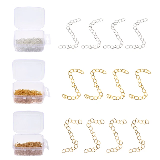 3 scatole collana di estensione catene catene di bracciale catene di moda extend