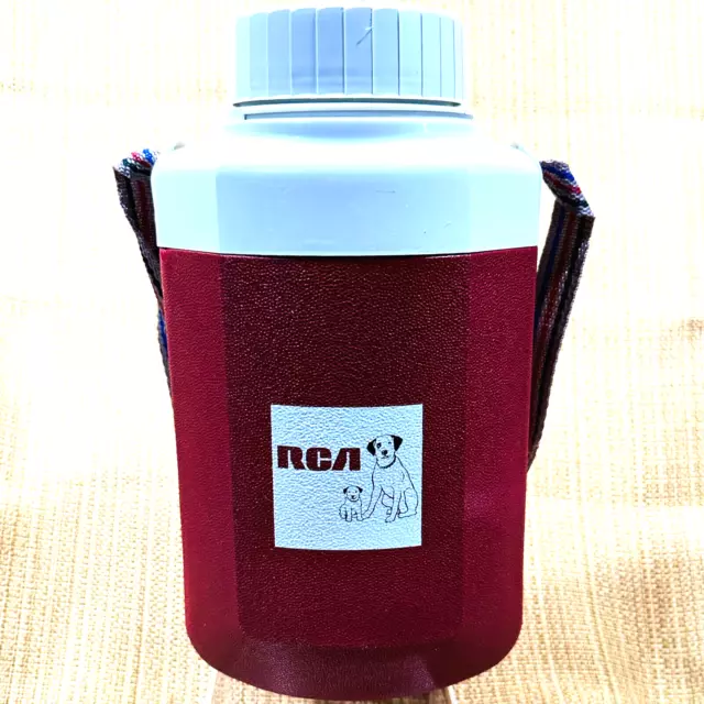 Coleman Thermos Water Cold Liquid Jug Model # 5517 With RCA Nipper Logo