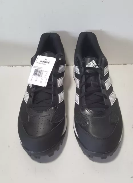 NEW Adidas Turf Hog LX Low Black/White Football Cleats G67097 2