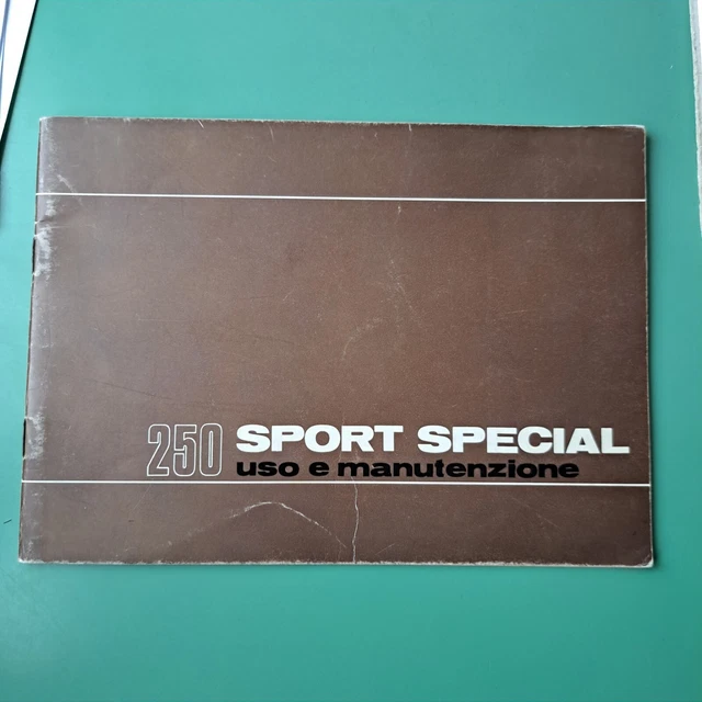 Libretto uso e manutenzione Benelli 250 SPORT SPECIAL ORIGINALE